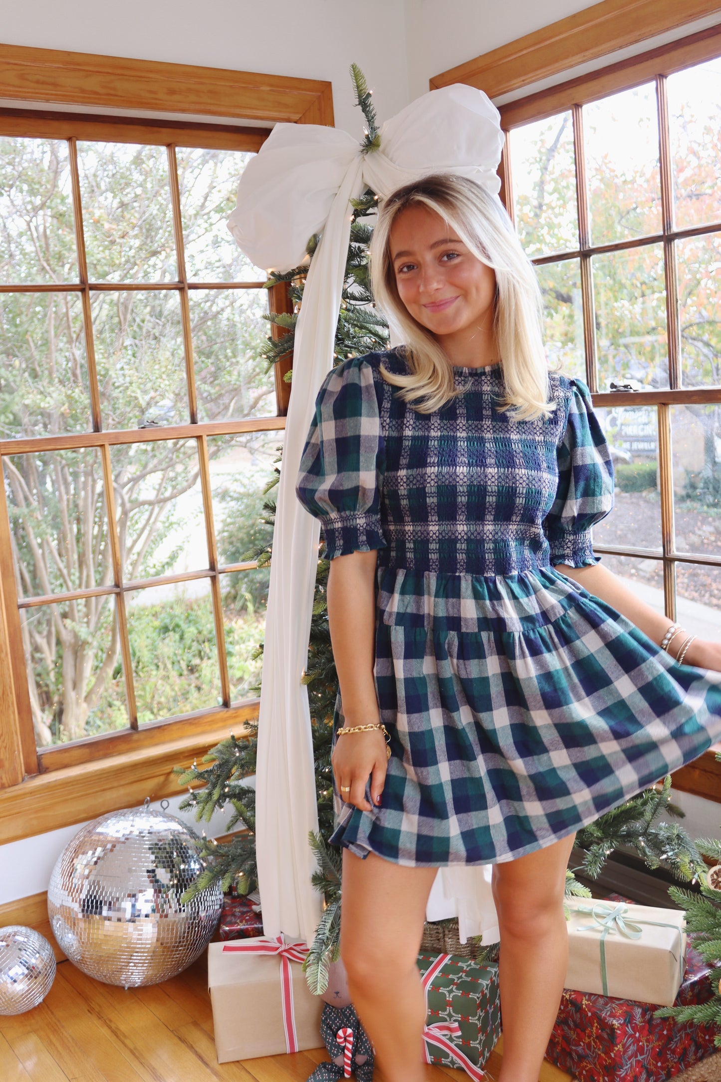 Eloise Plaid Dress