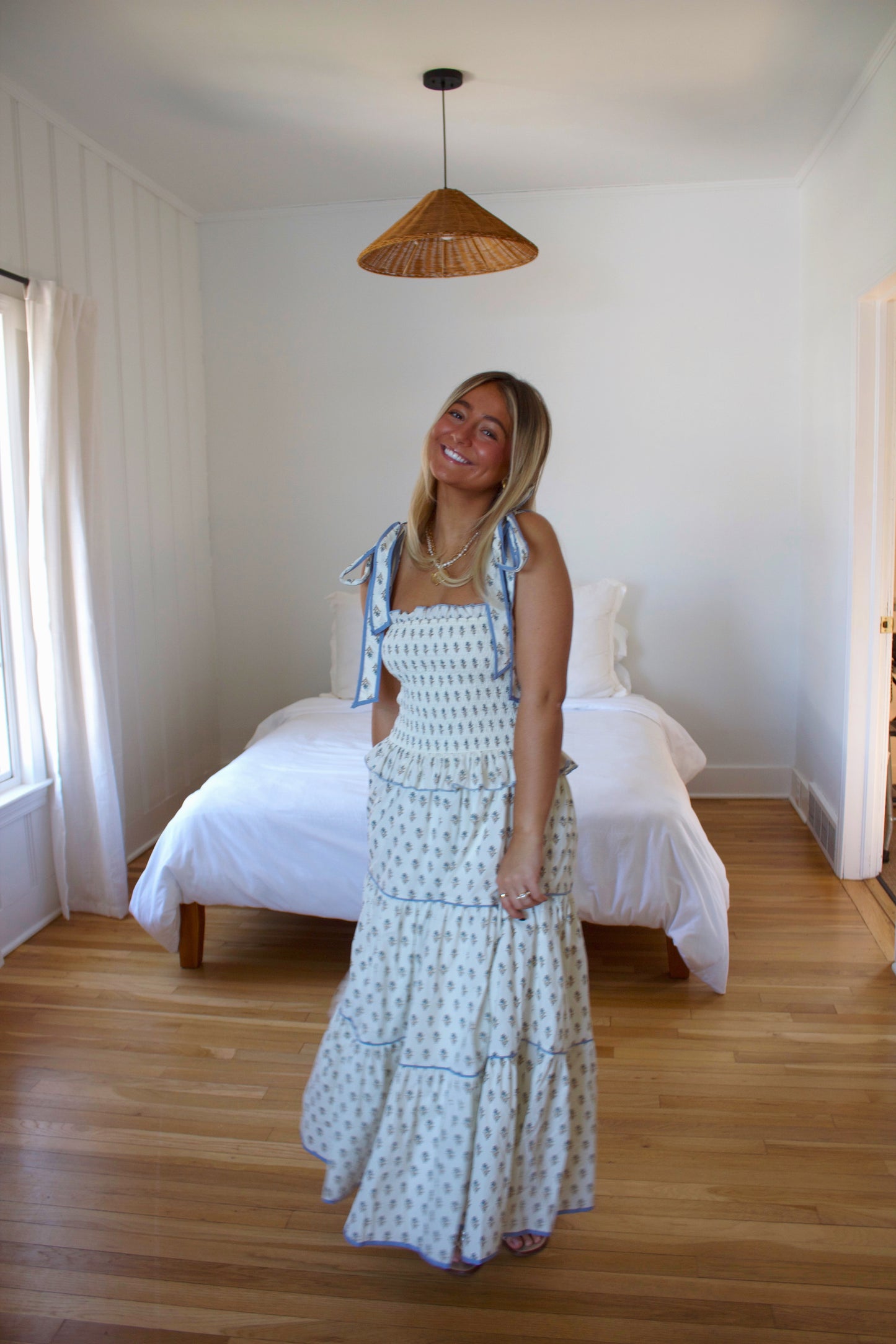 Annie Block Print Dress