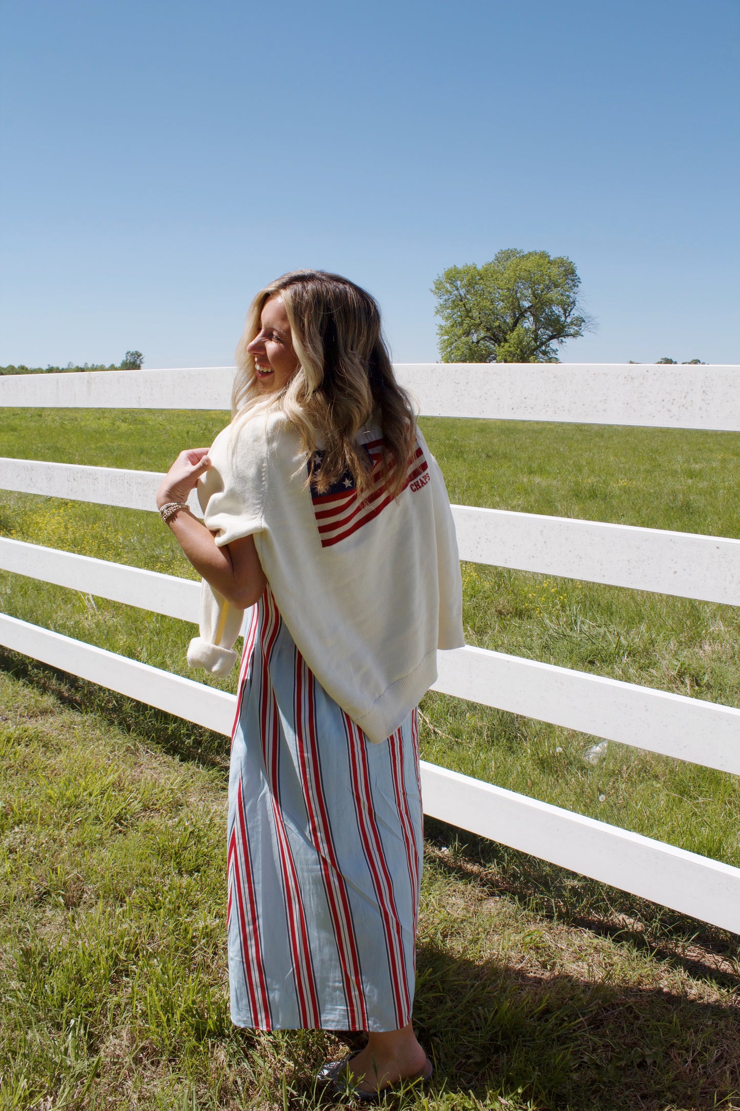 Americana Pinstripe Dress