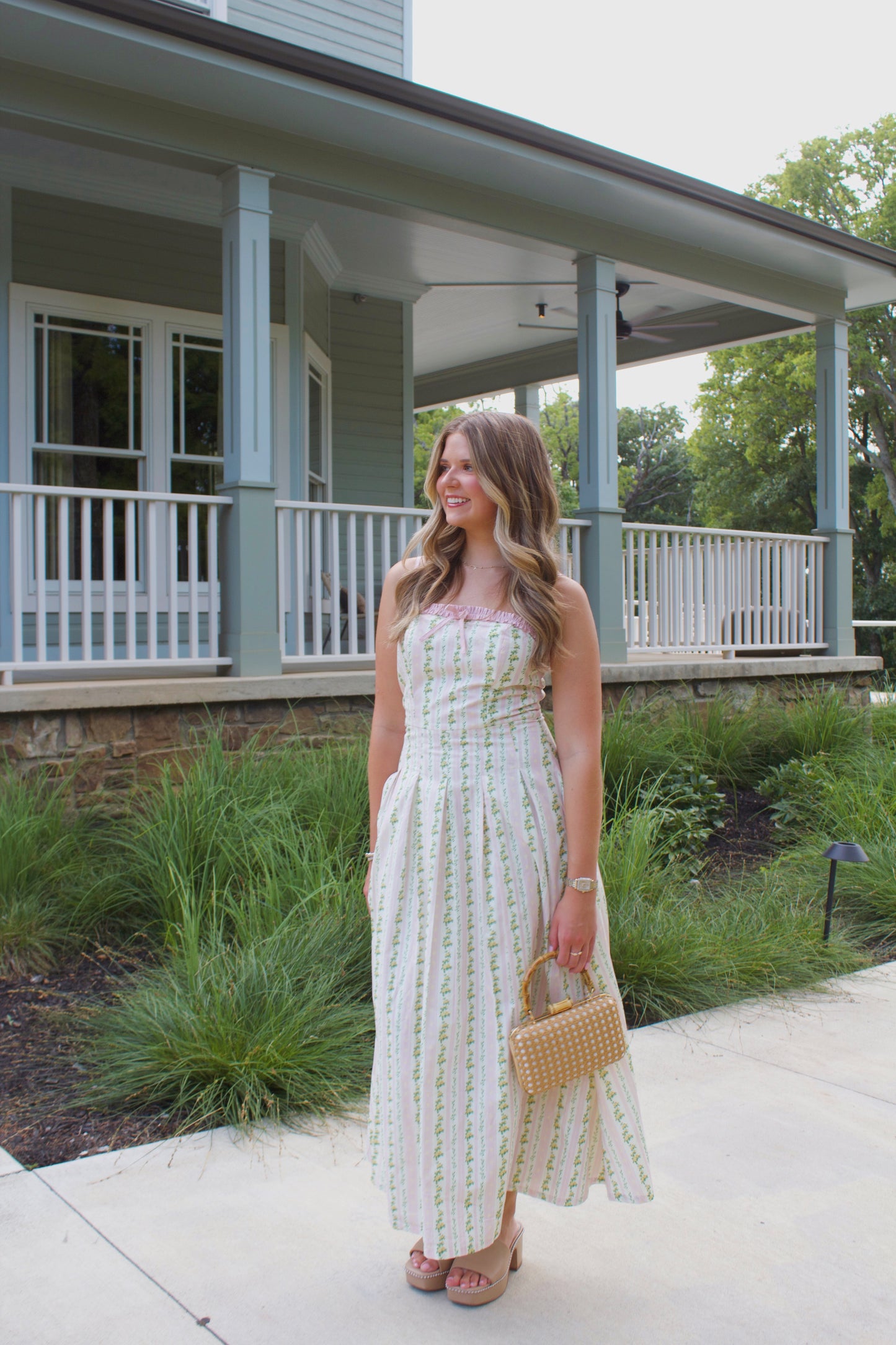 Florence Frills Midi Dress
