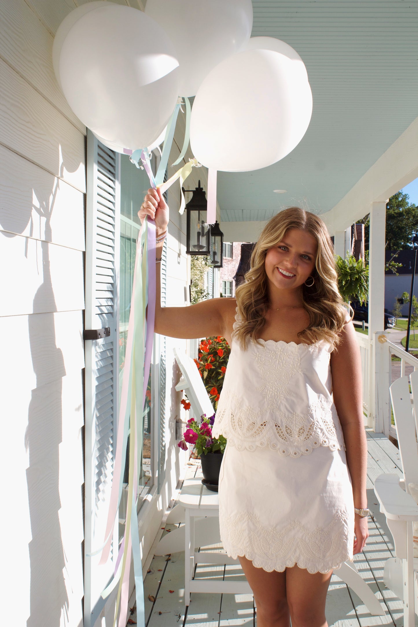 Ivory Embroidered Two Piece Set