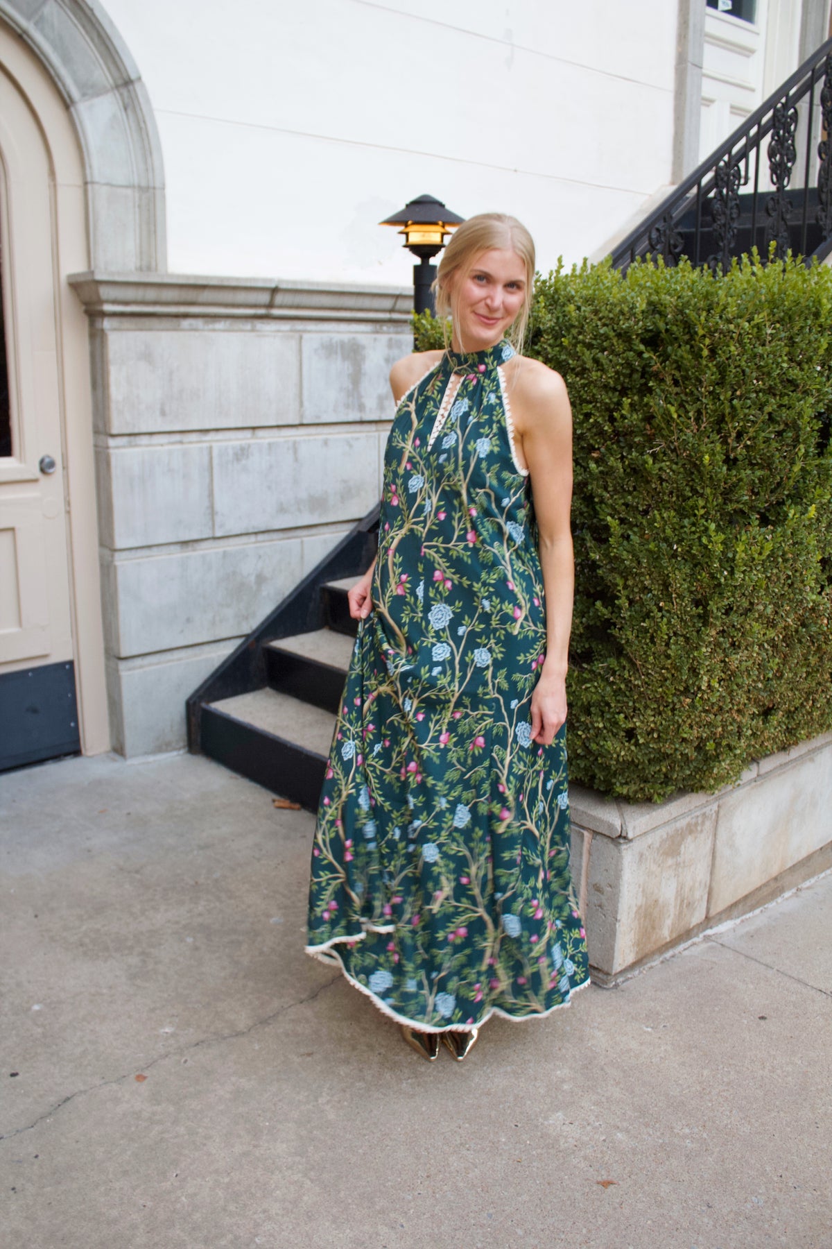 Chinoiserie Maxi Dress