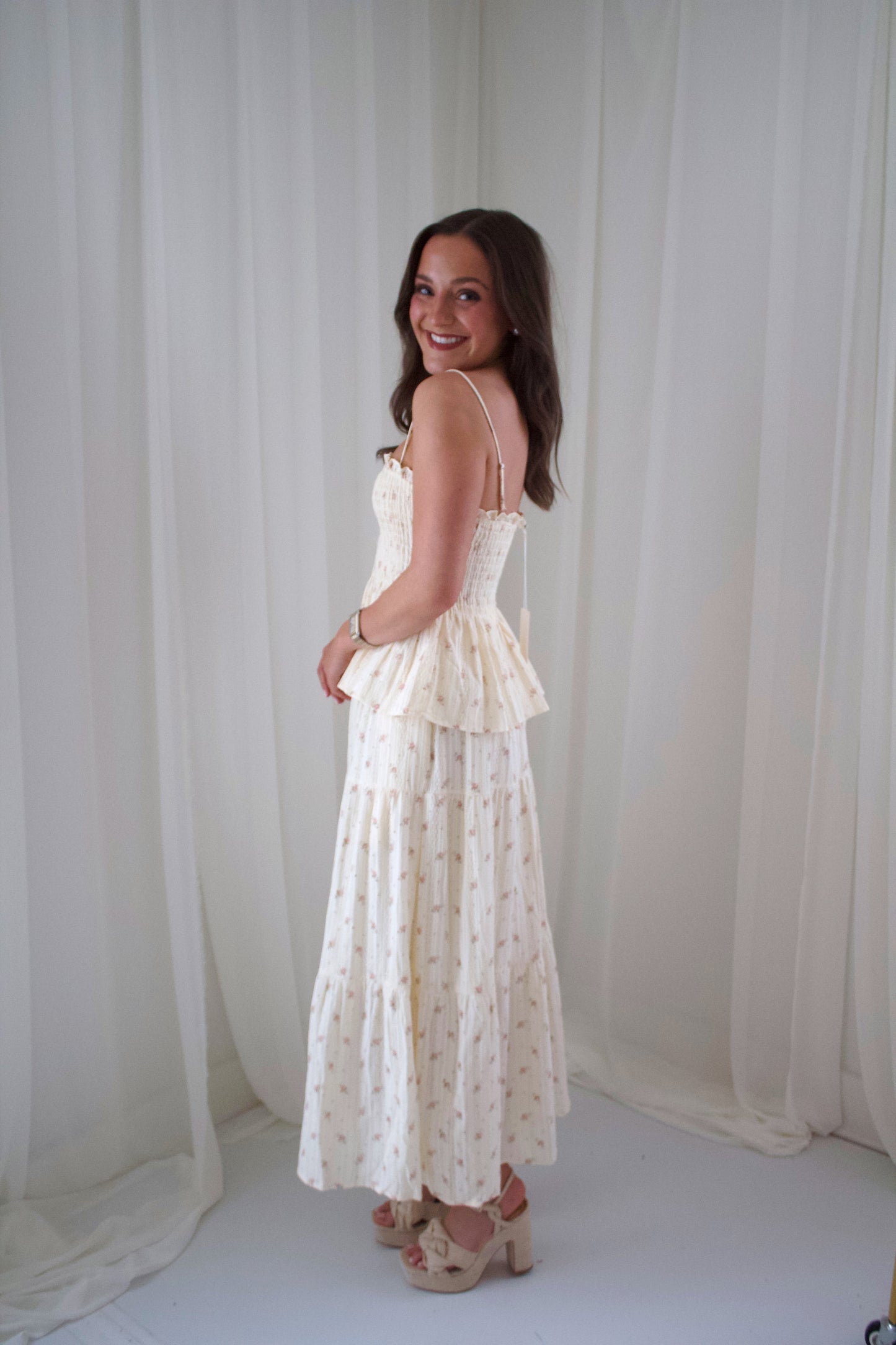 Eliza Butter Yellow Floral Set