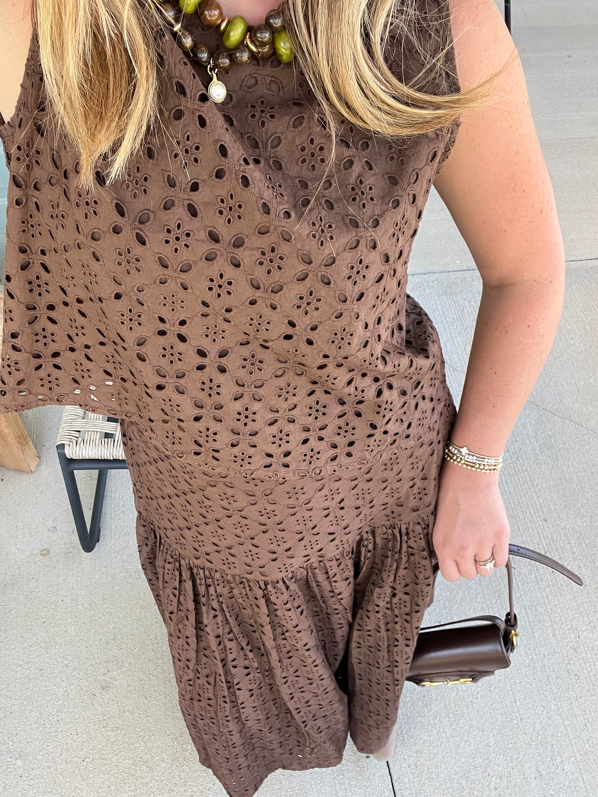 Rylee Chocolate Drop Waist Set