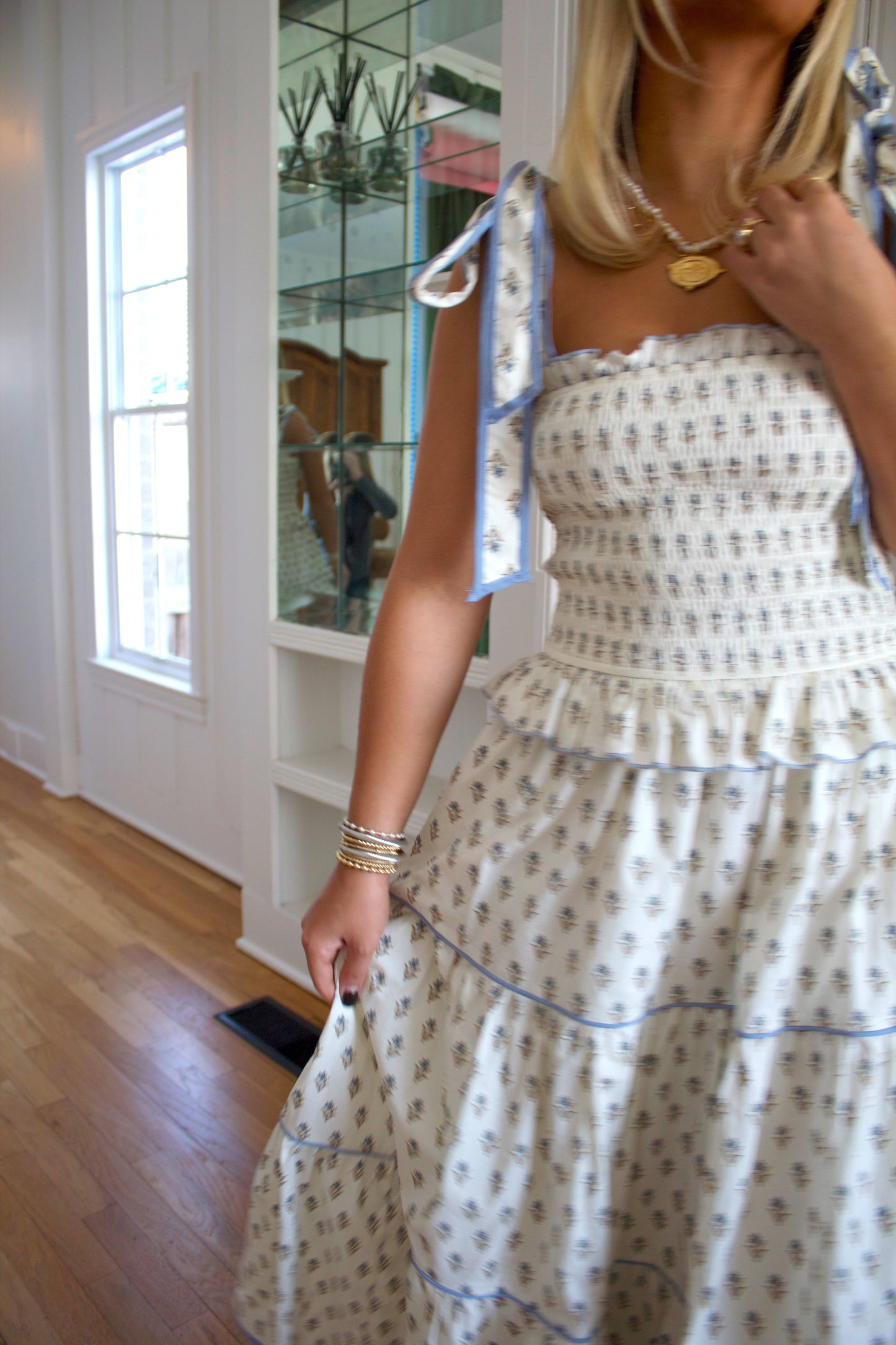 Annie Block Print Dress