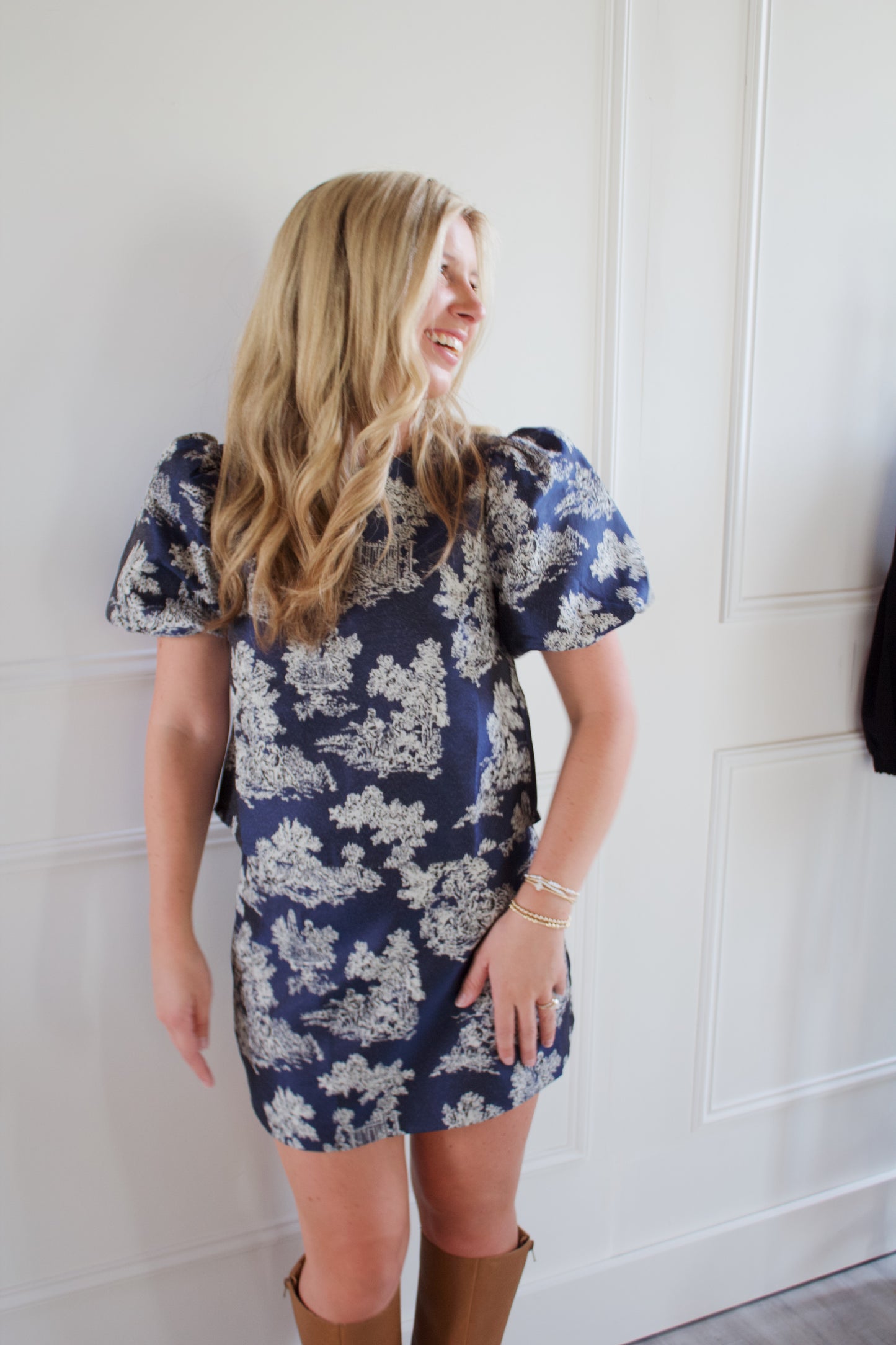 Toile Navy Two Piece Set