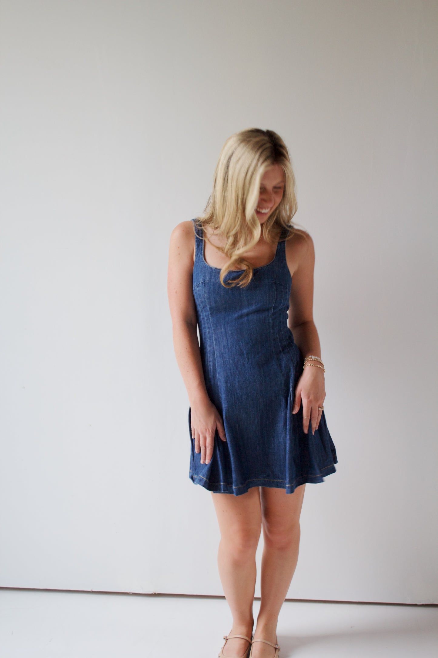 Dark Wash Denim Dress