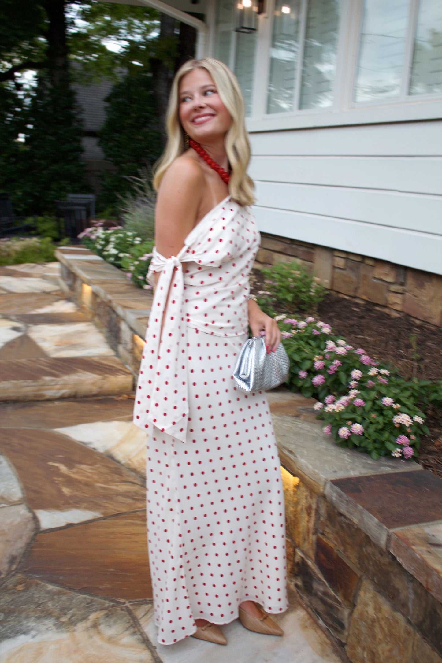 Maddy Polka Dot Maxi Set