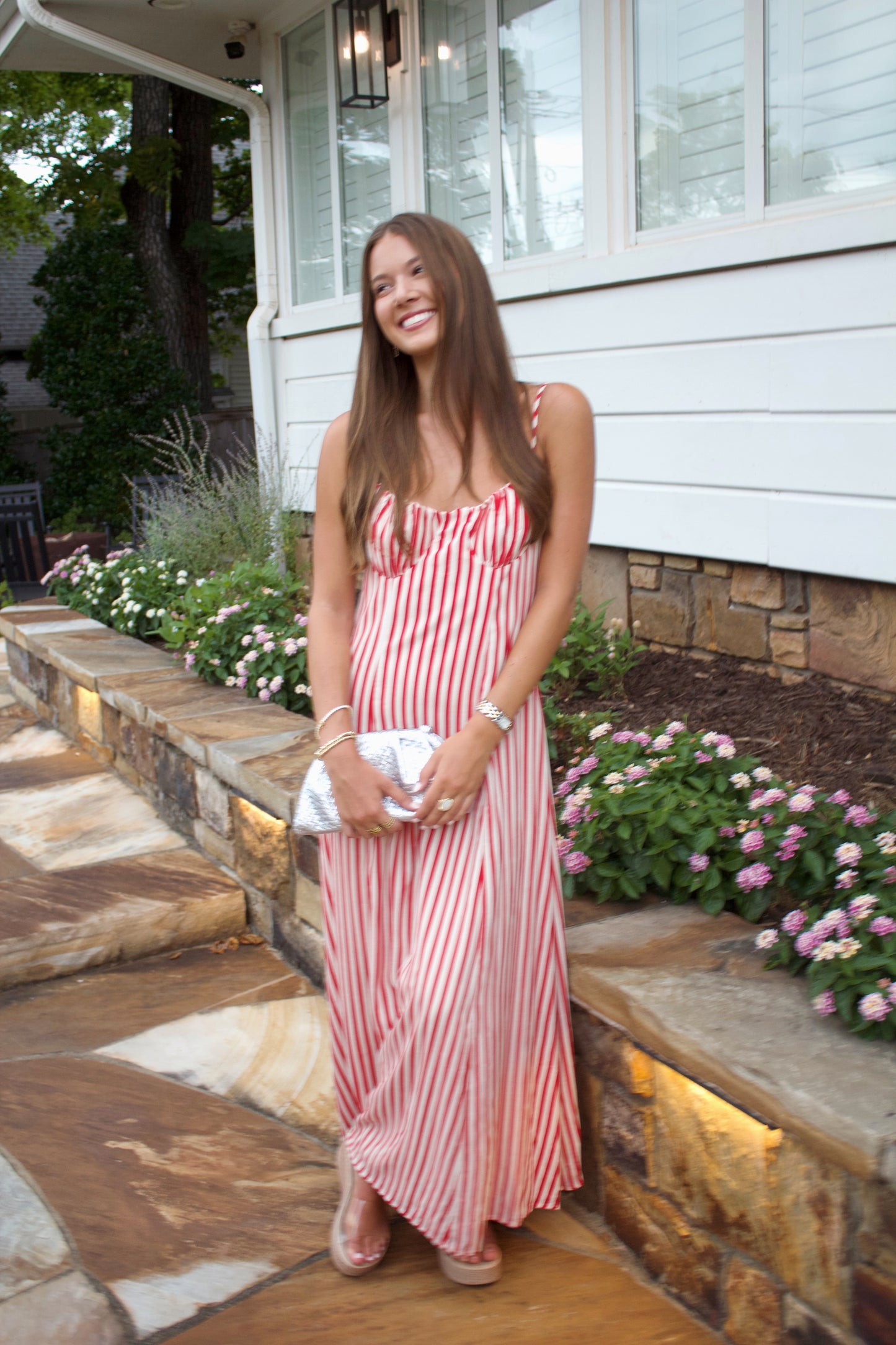 AR Red Striped Maxi