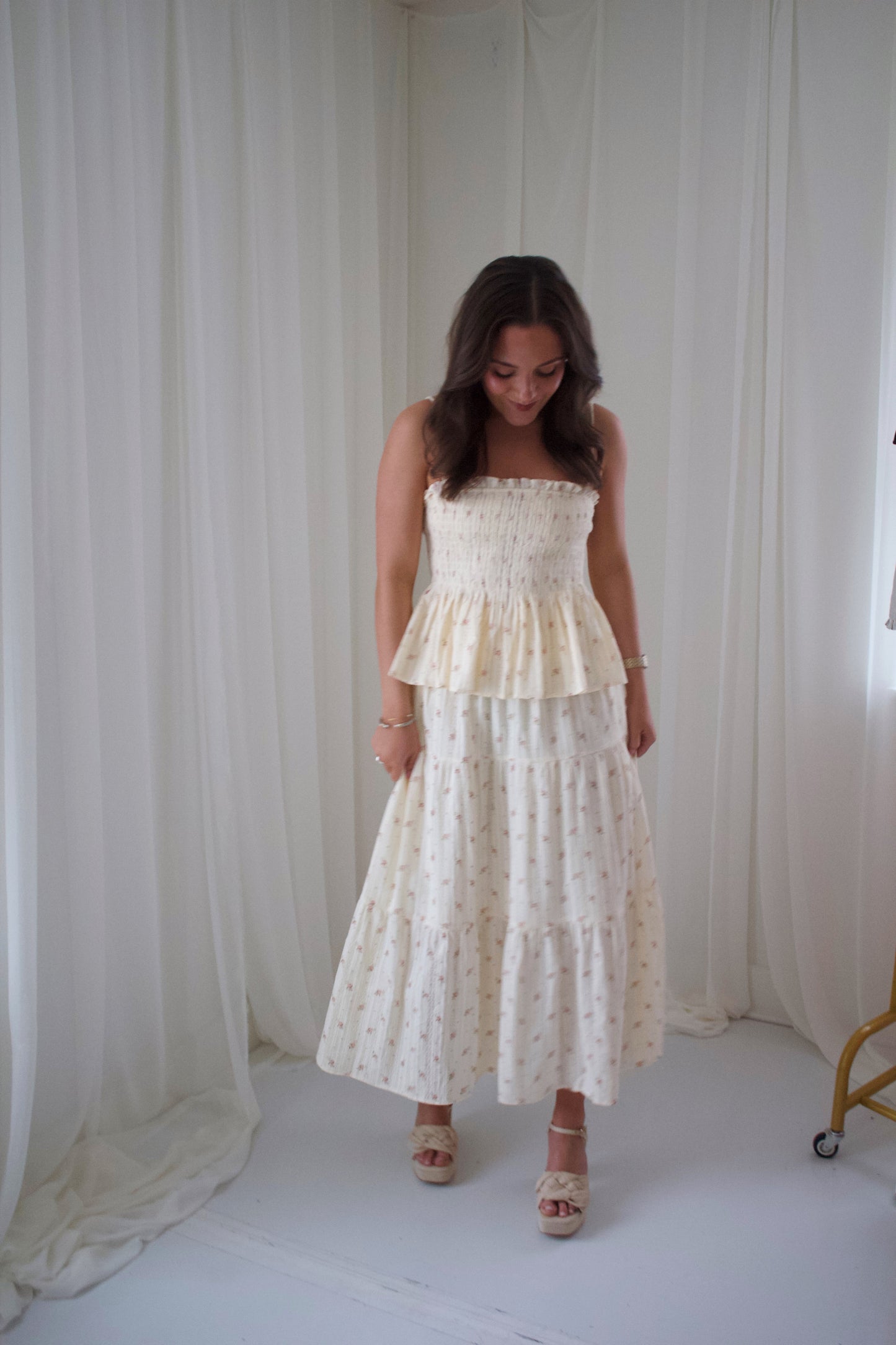 Eliza Butter Yellow Floral Set