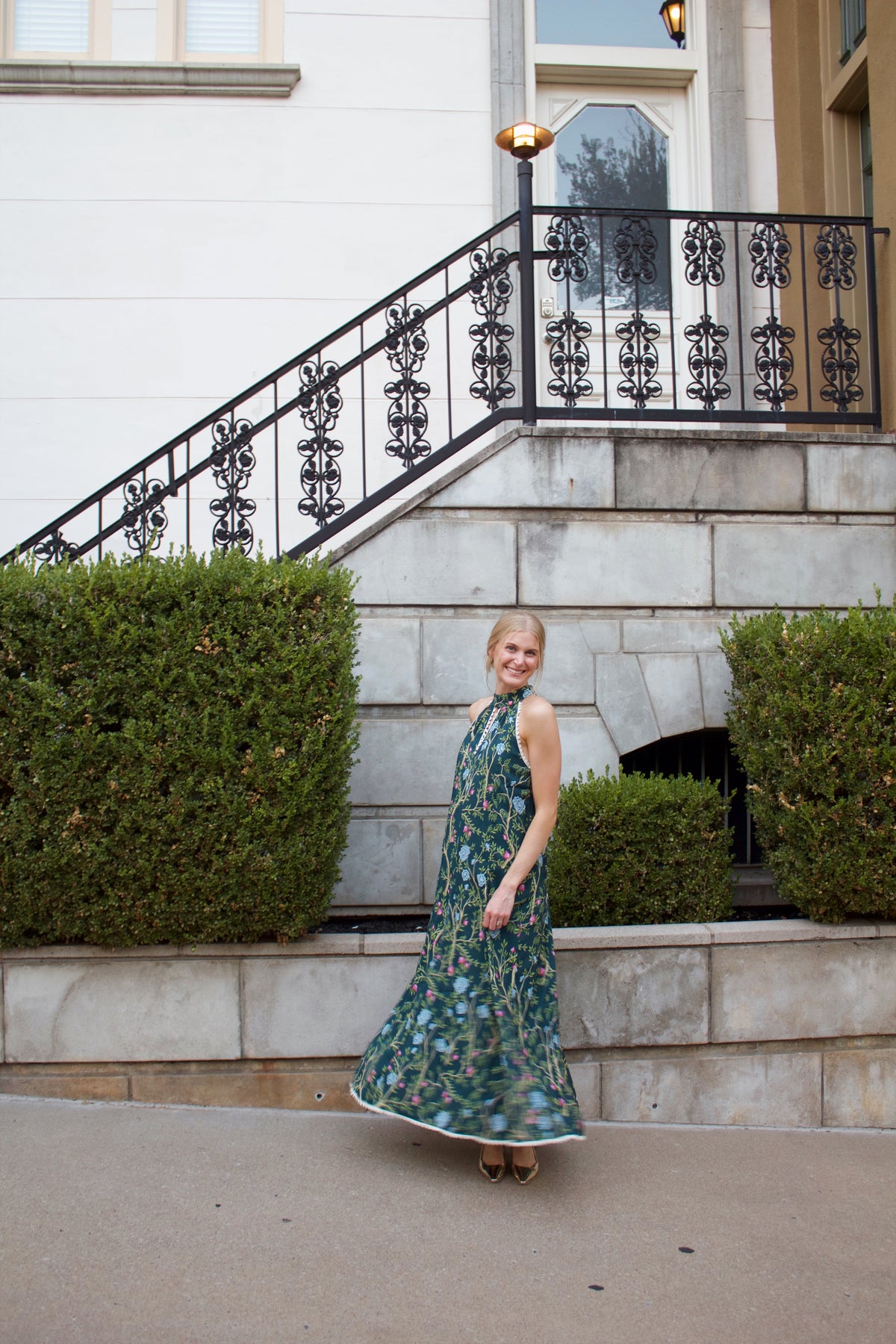 Chinoiserie Maxi Dress