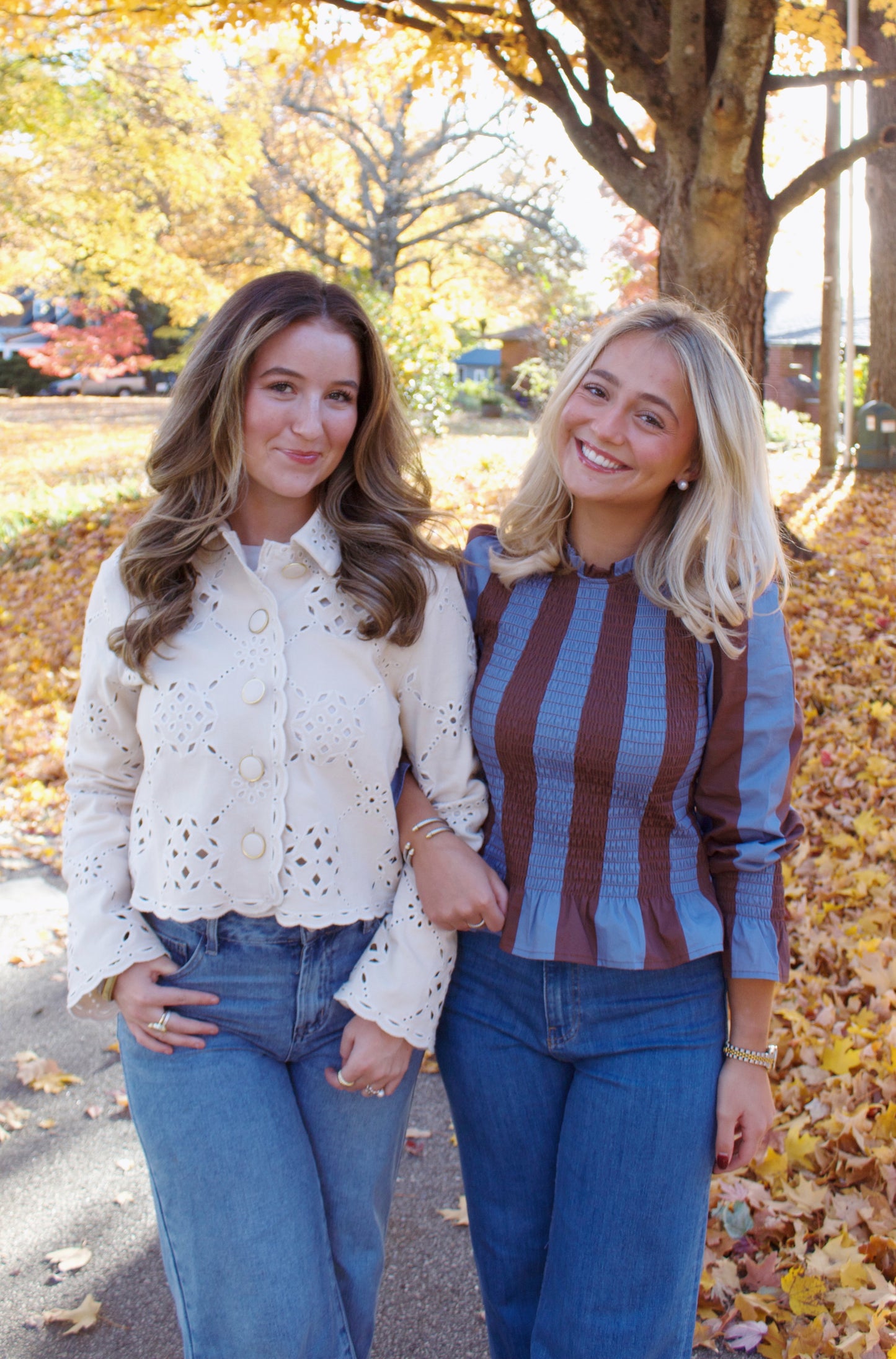 Ivory Eyelet Detailed Jacket