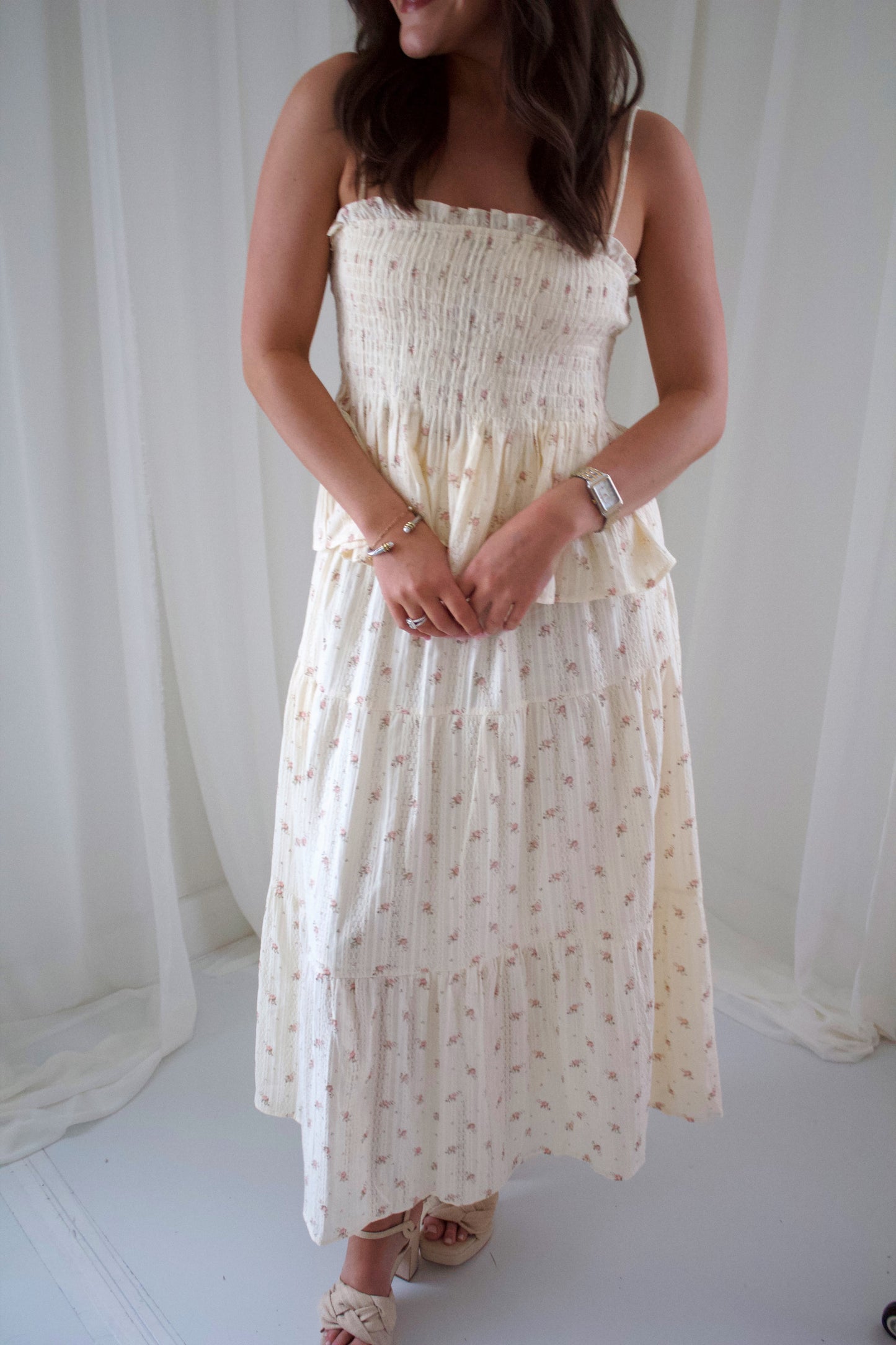 Eliza Butter Yellow Floral Set