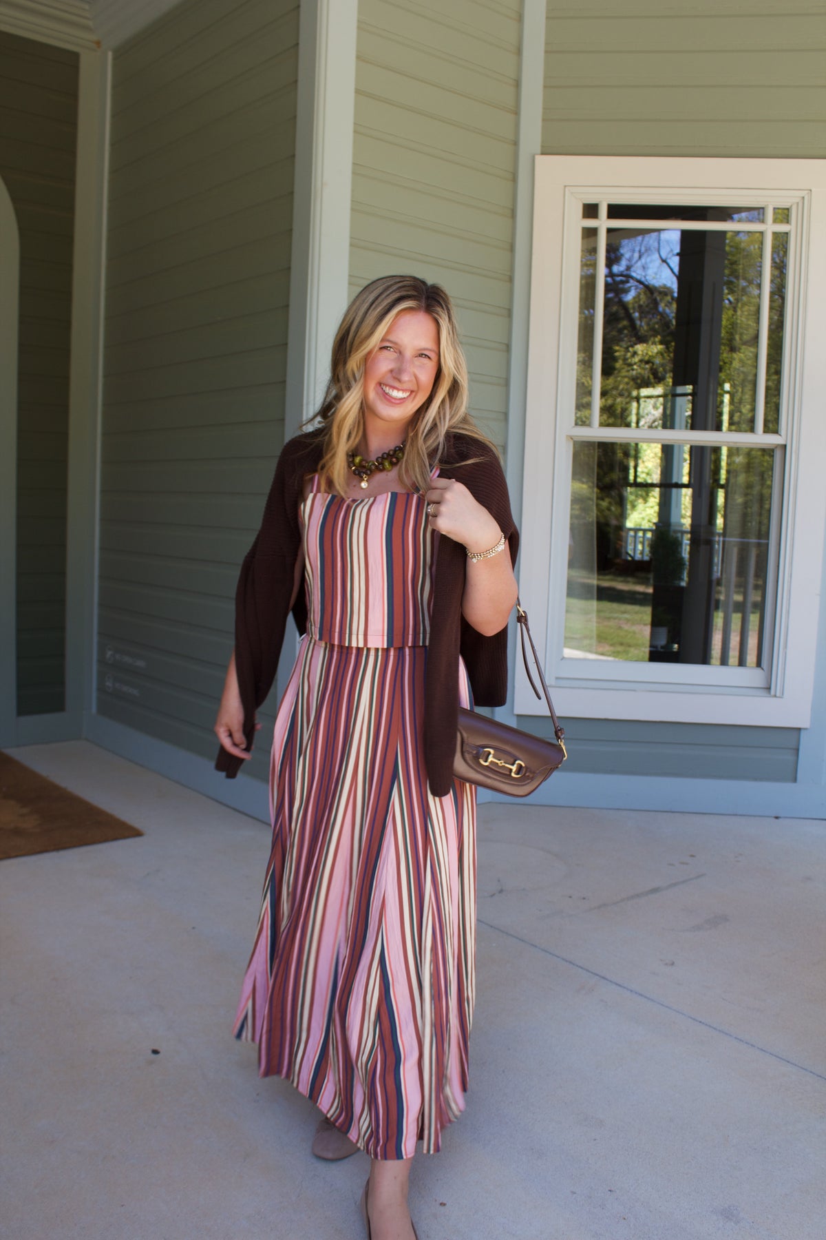 Autumn Stripes Two Piece Set