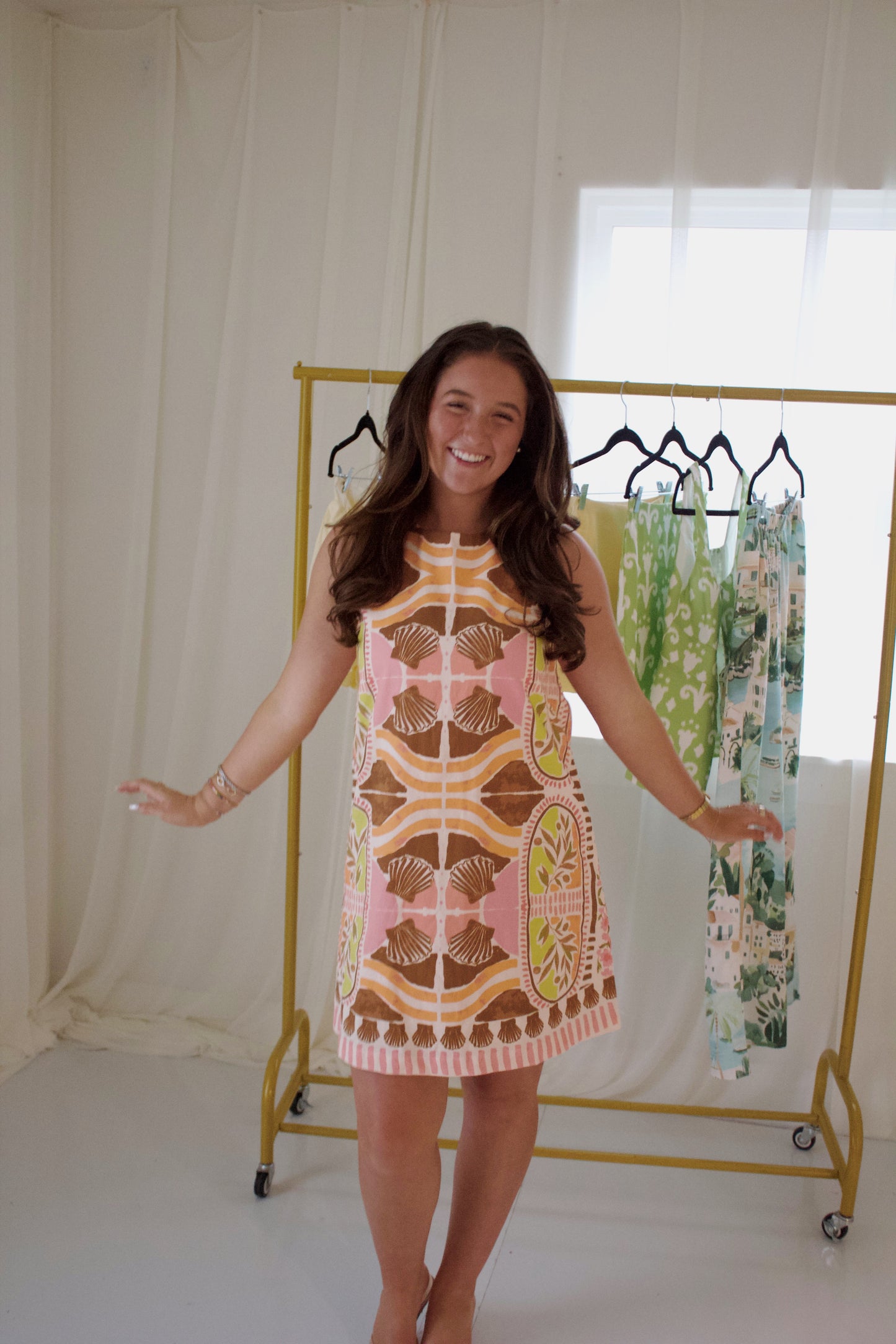 Seashell Spritz Shift Dress