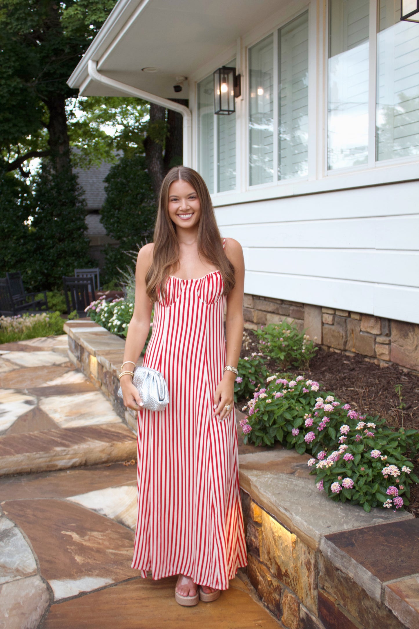 AR Red Striped Maxi