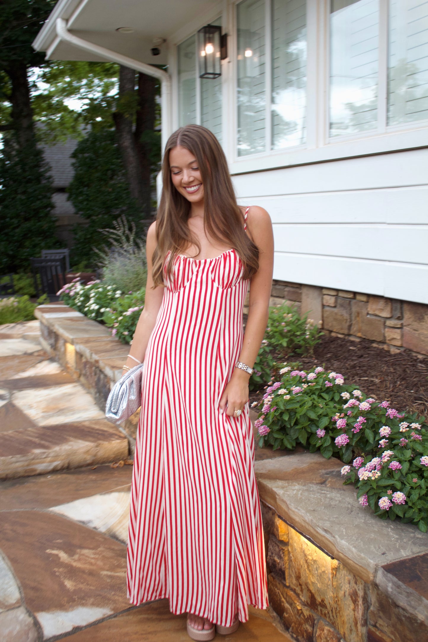AR Red Striped Maxi