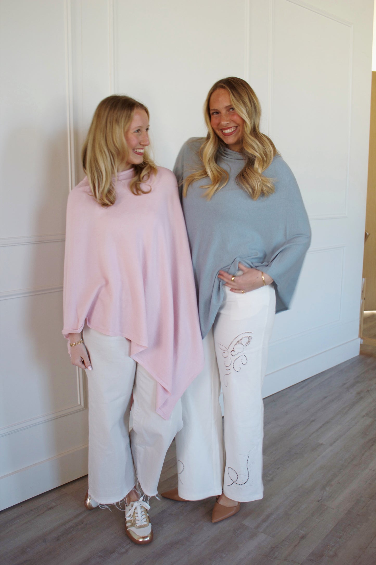 Oversized Poncho - Peony Pink (one size)