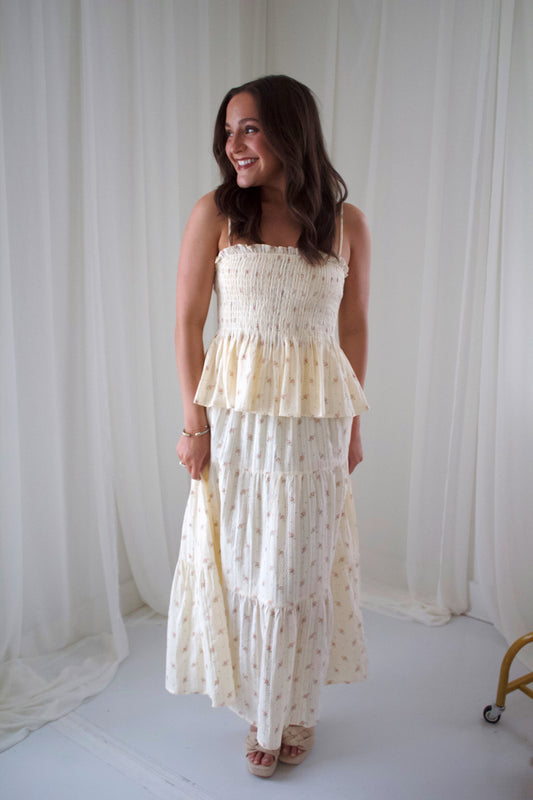 Eliza Butter Yellow Floral Set