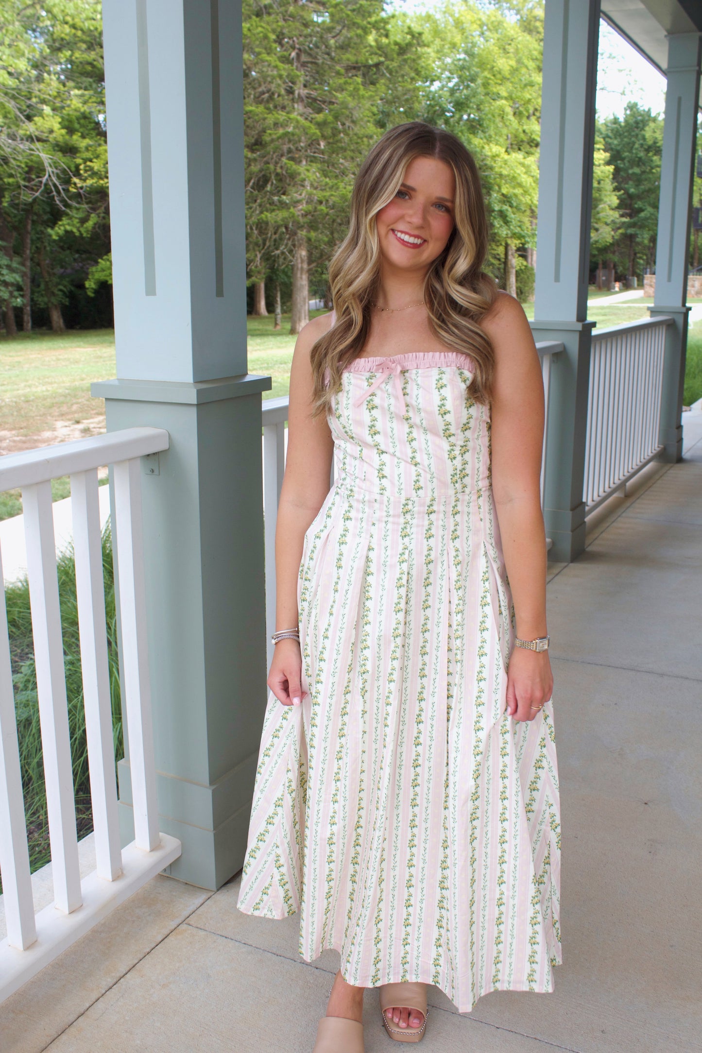 Florence Frills Midi Dress