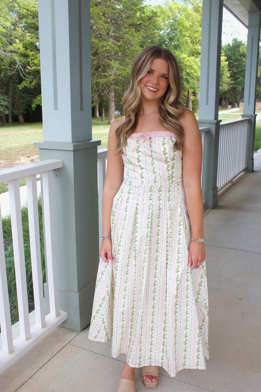 Florence Frills Midi Dress