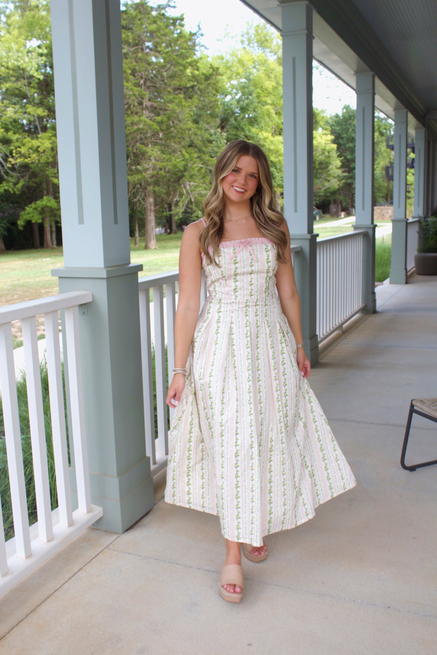 Florence Frills Midi Dress