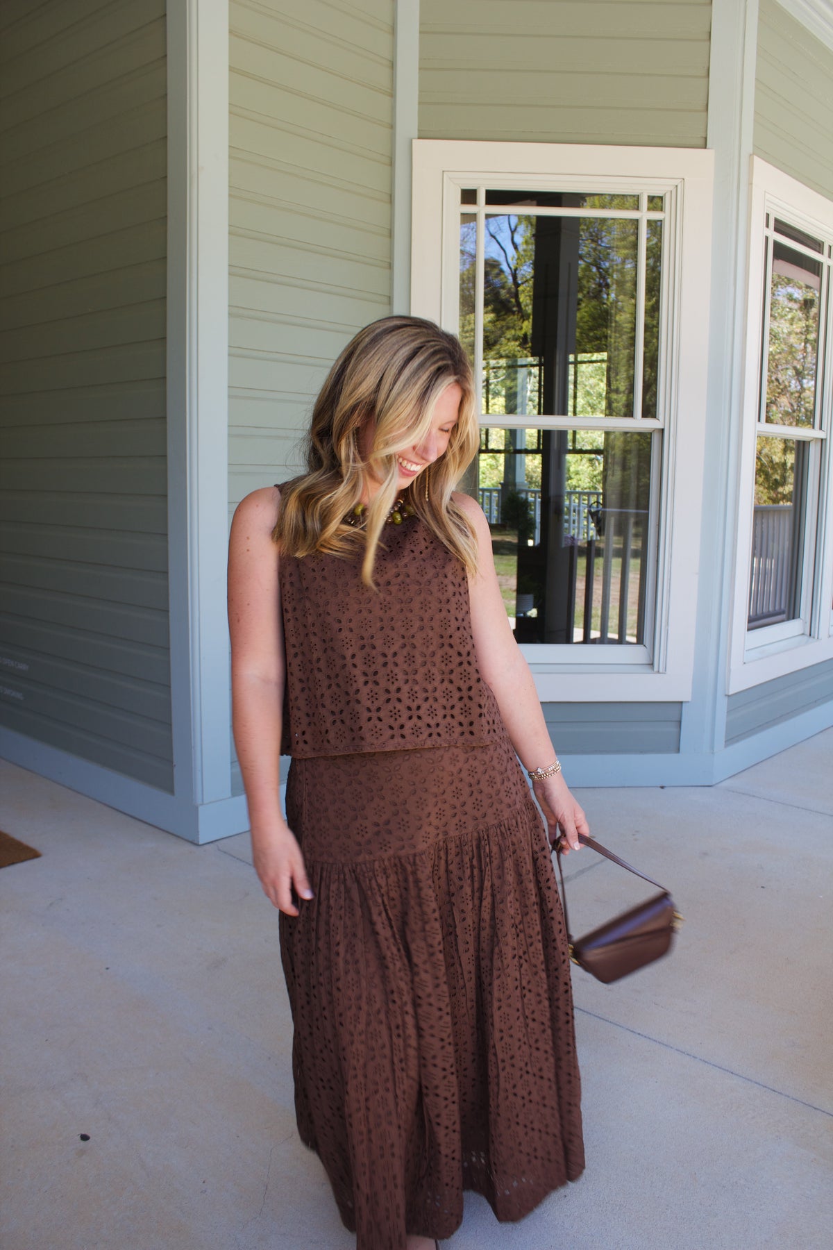 Rylee Chocolate Drop Waist Set