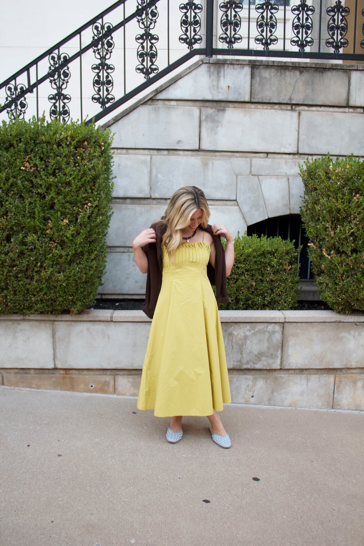 Simply Chartreuse Midi Dress