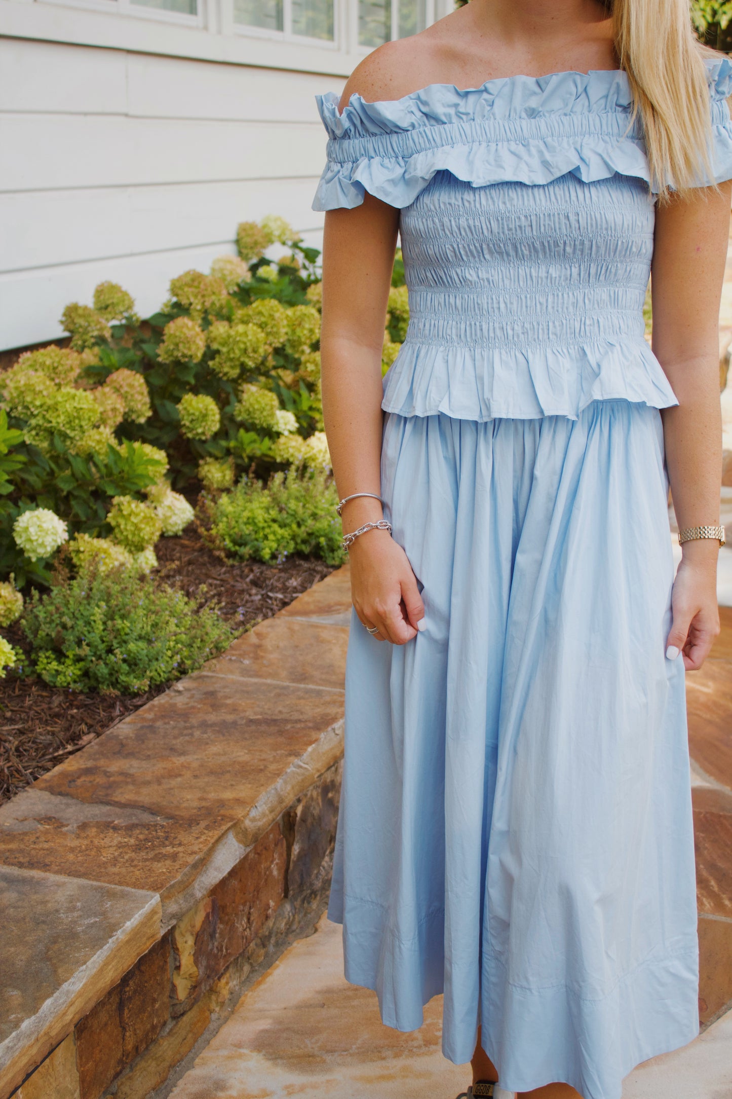 Bridget Powder Blue Two Piece Set